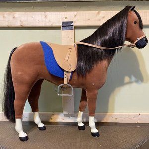 RETIRED American Girl Doll Felicity's Horse Penny - 18" Tall with Accessories
